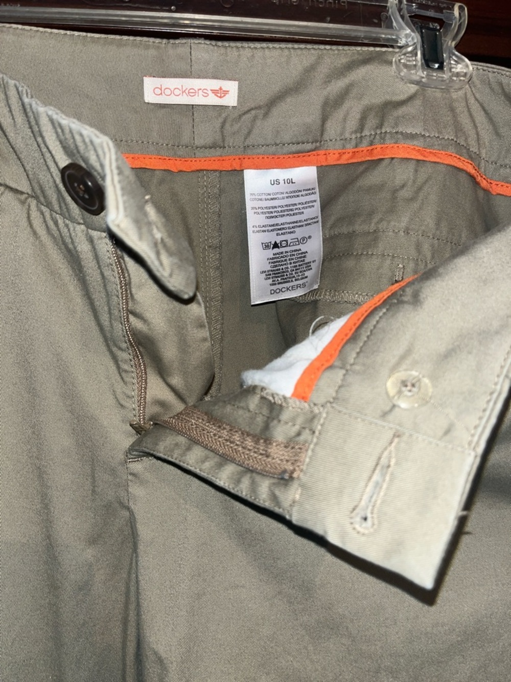 Dockers Women's Flare Jeans in Khaki - Picture 6 of 9